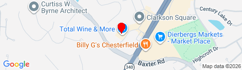 Map thumbnail of 1781 Clarkson Rd Chesterfield, MO 63017